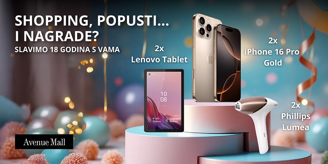 Avenue Mall slavi 18. rođendan!